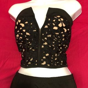 😍Windsor cropped corset with zip back🤩